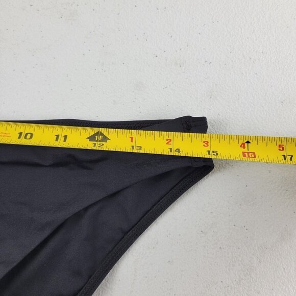 Everlane Bikini Bottom Swimwear Low Rise Solid Classic Small Black Women NWT - Picture 4 of 9